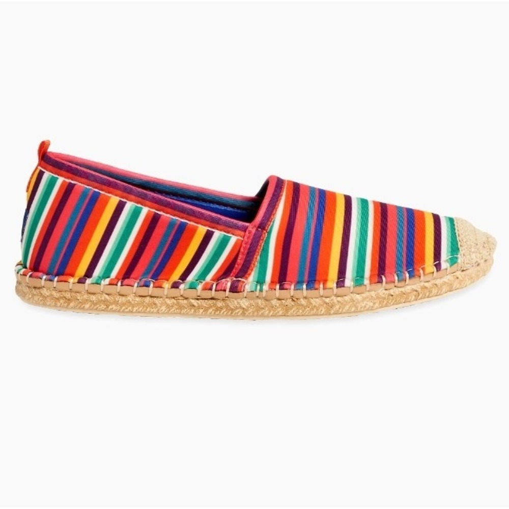 Seastar Beachwear Girls Size 1 Flats Espadrille Water Shoe NEW Candy Stripe $125